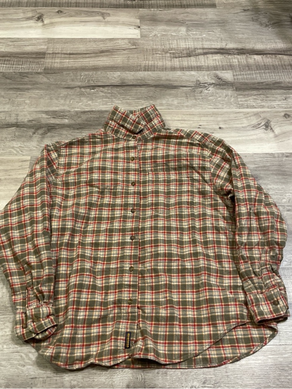 Women’s plaid Woolrich button up